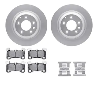 R1 Concepts WDUH1-02040 Carbon Series Brake Rotors W/ 5000 Oep Brake Pads & Hdw